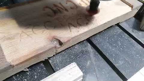 ACCTEK AKG6012 wood engrave test video for Janis