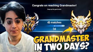 HOW I GOT GRANDMASTER IN 2 DAYS IN HOK! | Honor of Kings