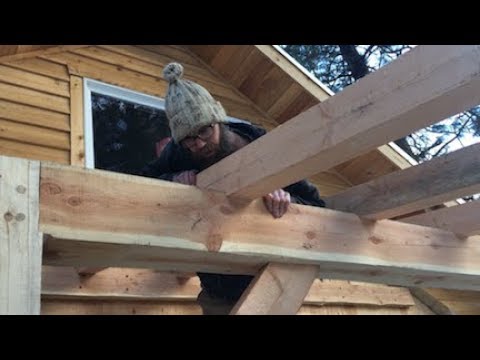 TIMBER FRAME JOINERY -- birdsmouth rafter DETAIL - YouTube