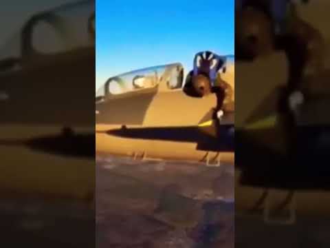 attempt to parachute out of a fighter jets 😦 shorts