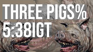 Three Pigs% | Bloodborne Speedrun in 5:38 IGT