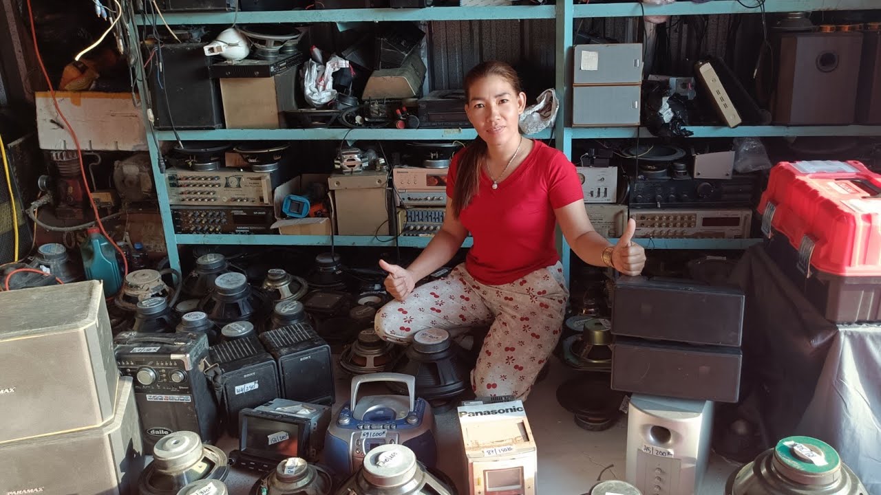 Thanh lý xả kho cuối năm, vỏ thùng, cassette,bass, chép,loa nội địa, mặt nguồn amply,loa kẹo kéo