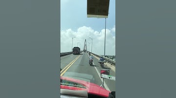 Cấu rạch miễu nối hai tỉnh tiền Giang và bến tre