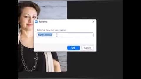 Change Your Display Name During a Zoom Meeting
