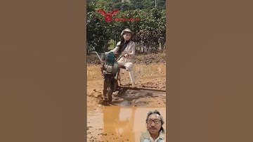 Máy cày ruộng tự chế          #farming #shorts