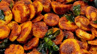 👌மொறு மொறுனு சேப்பங்கிழங்கு வறுவல் | Cheppangkilangu Fry | Taro Root | Colocasia @ShabnamsCooking screenshot 5