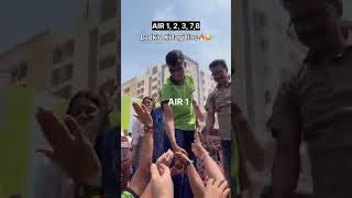 AIR 1, 2, 3, 7, 8 AURA 🔥 JEE 2026#jee#iit#iitbombay#viral#shorts#result#trending #upsc