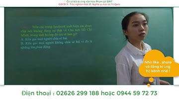 GDCD 9 : Trắc nghiệm bài 17 : NGHĨA VỤ BẢO VỆ TỔ QUỐC