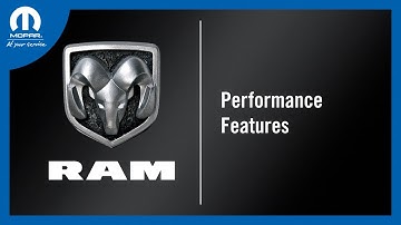Performance Features | How To | 2024 Ram 1500 TRX
