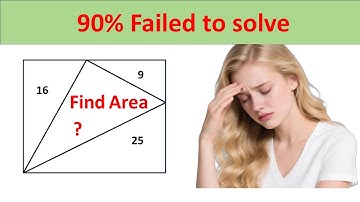 The Hidden Triangle Trick in a Rectangle | Can You Solve It?
