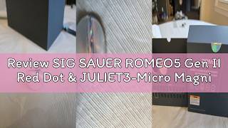 Review SIG SAUER ROMEO5 Gen II Red Dot & JULIET3-Micro Magnifier Combo Kit | 1x20mm 2 MOA Sight & 3x