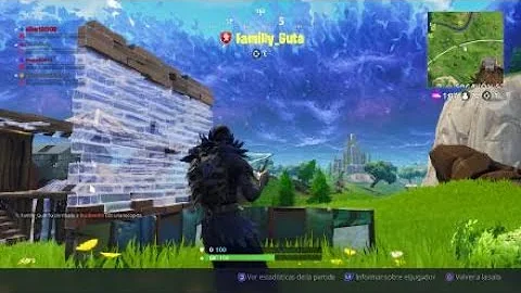 Peor jugador de Fornite (su amigo)