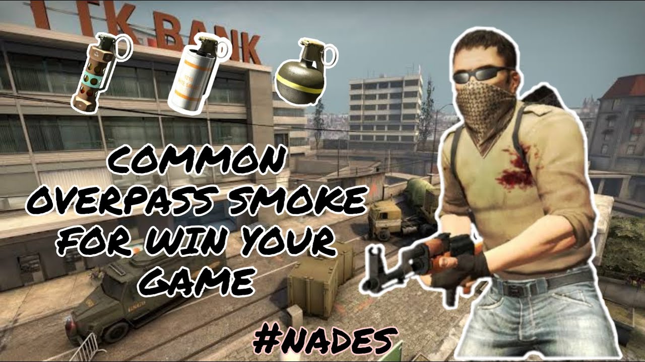 NADE IN OVERPASS TO WIN YOUR GAME! | CSGO |