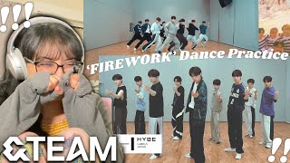 &TEAM ‘FIREWORK’ Dance Practice (Fix ver.) REACTION