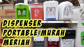 DAFTAR HARGA DISPENSER PORTABLE &amp; SPESIFIKASINYA