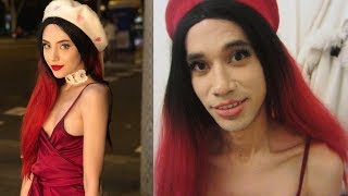 GIRLFRIEND DOES BOYFRIENDs MAKEUP (The Mina Bell Look)