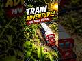 This Mini Train Looks Like a Real Adventure! 🚂😲#Shorts #YouTubeShorts #MiniTrain #TrainAdventure
