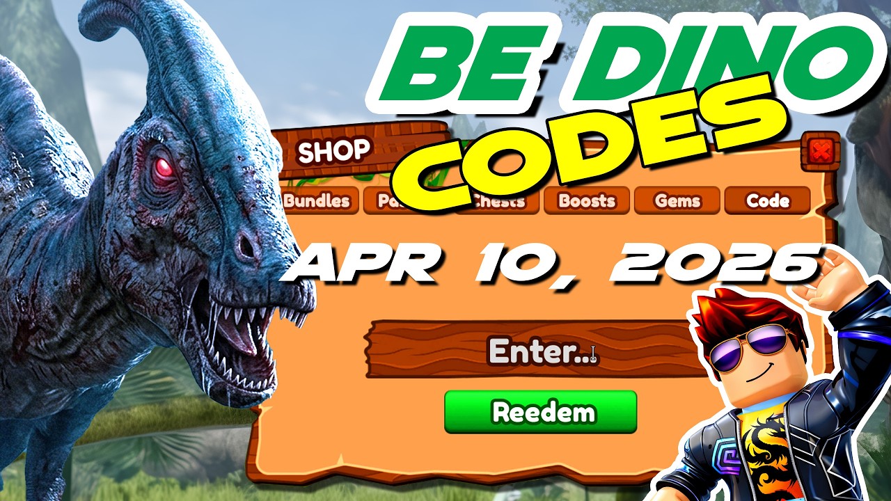 I Tried EVERY 🦖 Be Dino Code April 10 2026 (ALL WORKING CODES) - YouTube