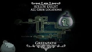 Hollow Knight - ALL Grub Locations and Tutorial/Walkthrough - Episode 2 (Greenpath)