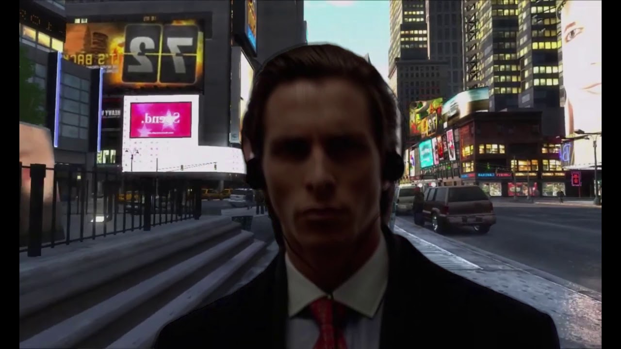 GTA IV - American Psycho walking meme - YouTube