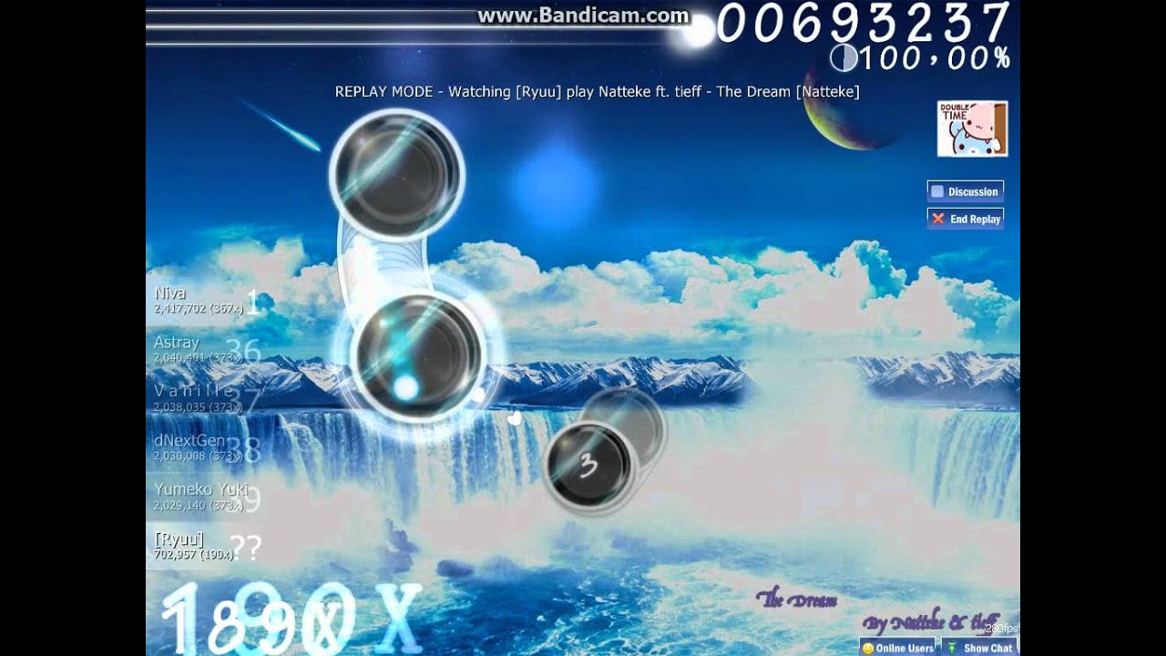 [Ryuu] - Natteke ft. tieff - The Dream [Natteke] [SS] + Hidden,DoubleTime