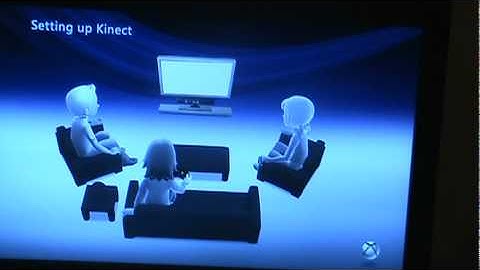 Kinect for the xbox 360  starting up the console for the first time Part 2