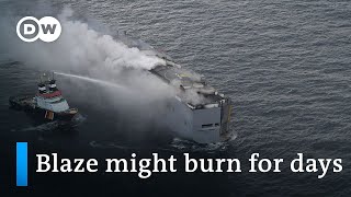 Electric Car Believed To Have Caused Cargo Ship Fire Dw News