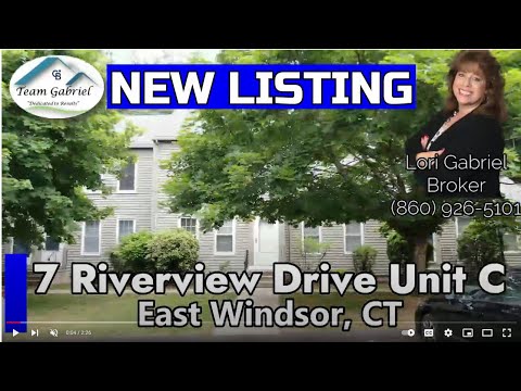 7 Riverview Drive Unit C, East Windsor, CT home video tour