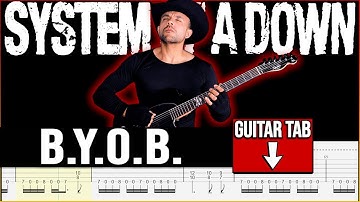 【SYSTEM OF A DOWN】[ B.Y.O.B. ] cover by Dotti Brothers | LESSON | GUITAR TAB
