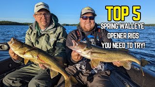 Top 5 Spring Walleye Opener Rigs You NEED to Try! (Catch More Fish This Season)