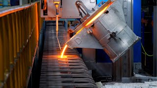 Процесс изготовления автомобильных деталей из металлолома. Корейский сталелитейный завод