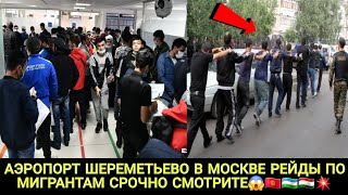 😱АЭРОПОРТ ШЕРЕМЕТЬЕВО В МОСКВЕ ВОТ ЧТО ТВОРИТСЯ СРОЧНО МИГРАНТЫ 😱🇰🇬🇺🇿🇹🇯💥