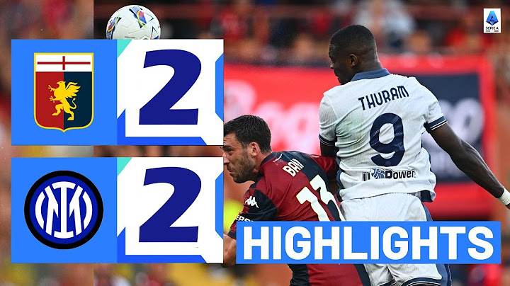 Genoa-Inter 2-2 Highlights | Lega Serie A 2024/25