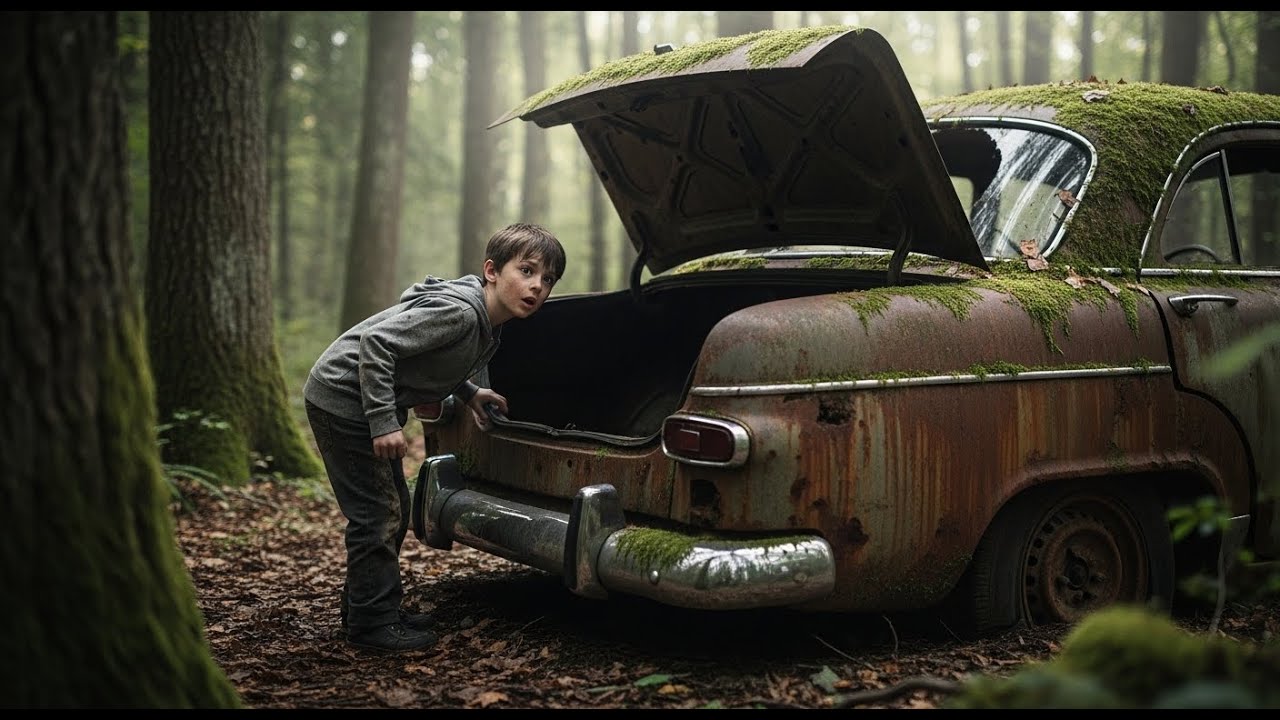 MAHIRAP na batang ITIM nakakita ng iniwang KOTSE… at NABIGLA nang makita ang TRUNK