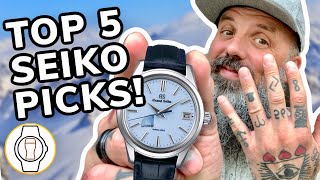 TOP 5 AFFORDABLE SEIKO WATCHES (Episode 91)