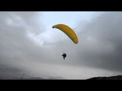 2015-12-1 Paragliding training at Ma On Shan, strong wind launch practice take one.