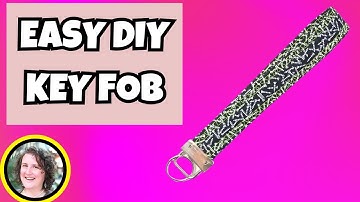 How to Sew Key Fobs : Simple beginner sewing machine tutorials