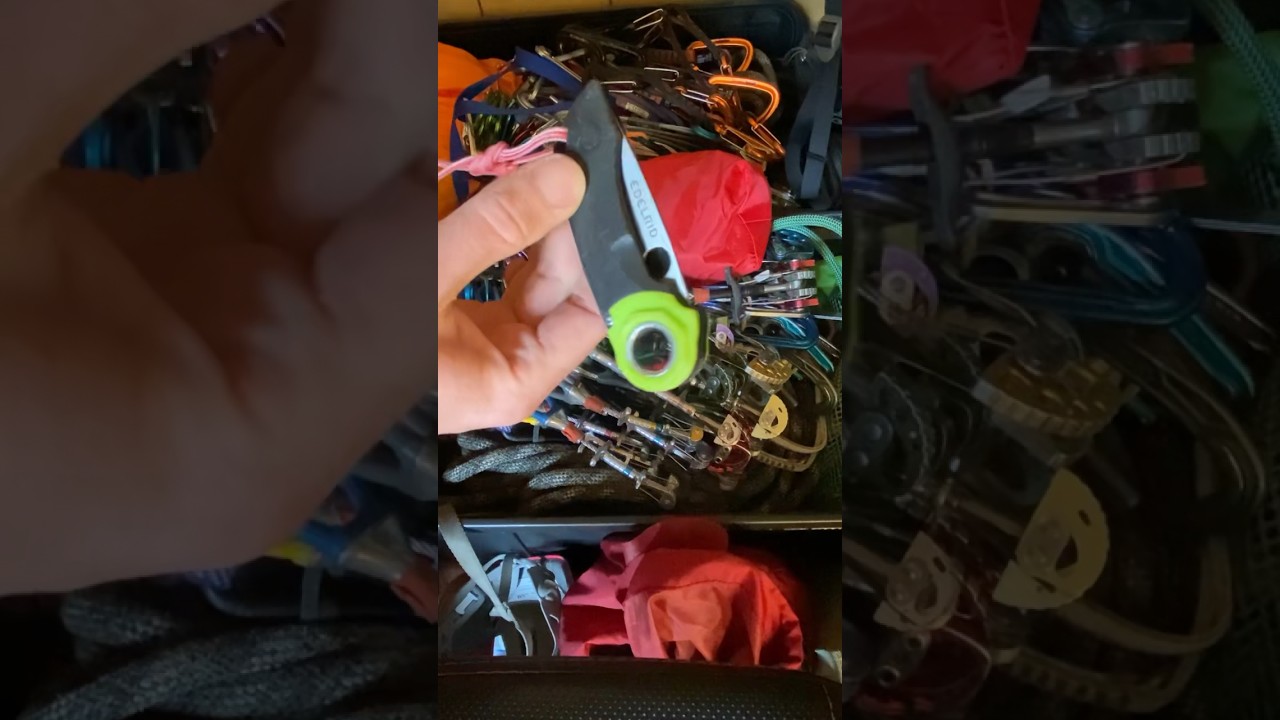 HowNot2 got me paranoid. This knife ain’t stabbing no one. Edelrid climbing knife