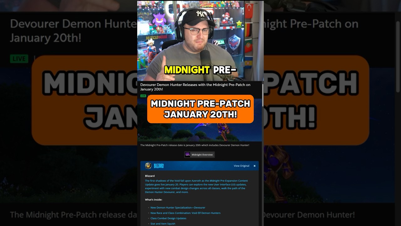 Предварительное обновление в полночь, 20 января! Выход Devourer!