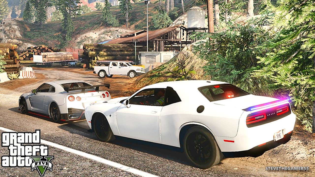 GTA 5 MODS LSPDFR 942  - HELLCAT PATROL!!! (GTA 5 REAL LIFE PC MOD)