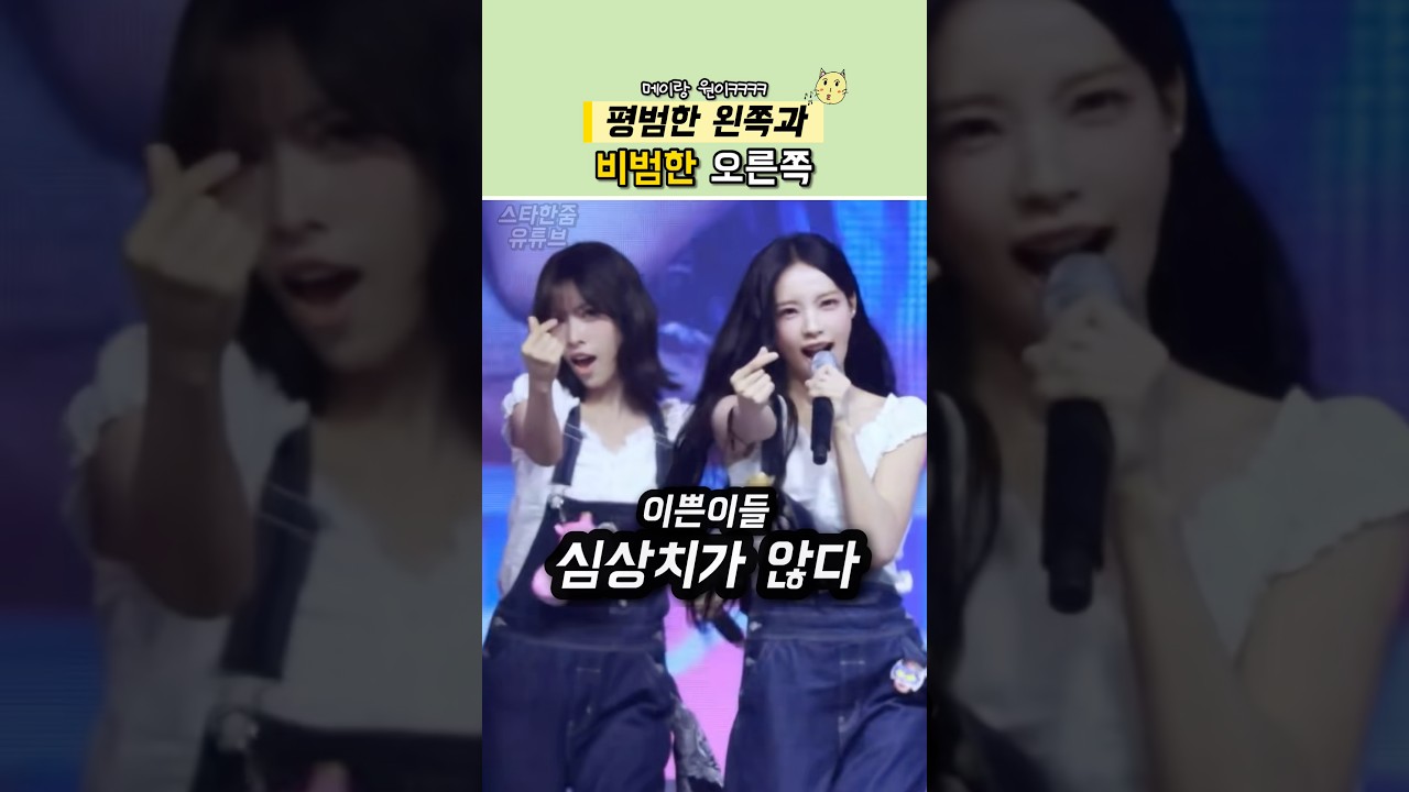 평범한 왼쪽과 비범한 오른쪽 #리센느