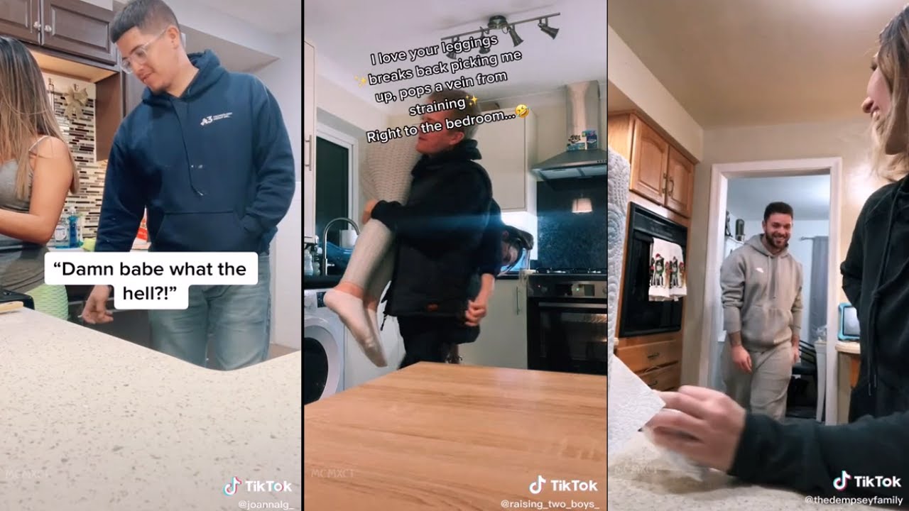 Husbands React To "TikTok/Amazon Leggings" YouTube