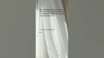 “Stop Confusion! ‘this’ Keyword Explained with Real Example (JS)”# javascript#interviewtips #js