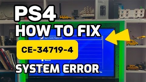 How To Fix PS4 Error CE-34719-4 Your Account fir PlayStation is having issues