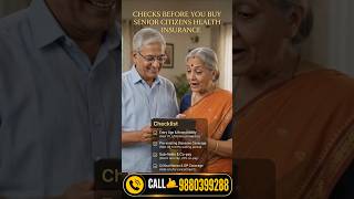 Checks before you buy senior citizen health insurance