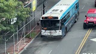 NJ TRANSIT NABI Bus #59 Newark H Tubman PK #0204 #5617 above Elizabeth Station 