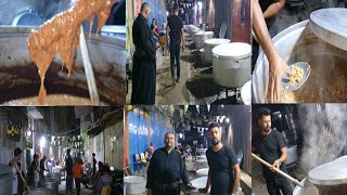 اجواء عاشوراء طبخ القيمه والفاصوليه بغداد شارع الرشيد