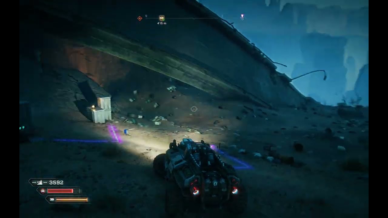 RAGE 2 - Torn Plains - Exploration - Quick Stop - (Ark Chest, Datapad, Storage Container)