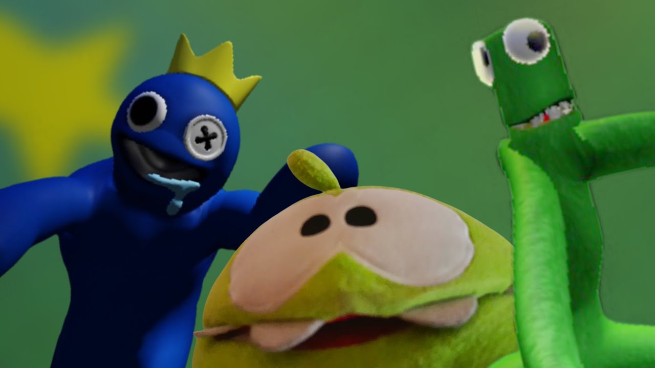 АМ НЯМ ИГРАЕТ В ROBLOX #1 Радужные Друзья 1 #радужныедрузья #амням 