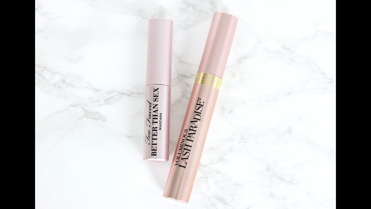 Too Faced Better Than Sex Mascara Dupe L'Oreal Voluminous Lash